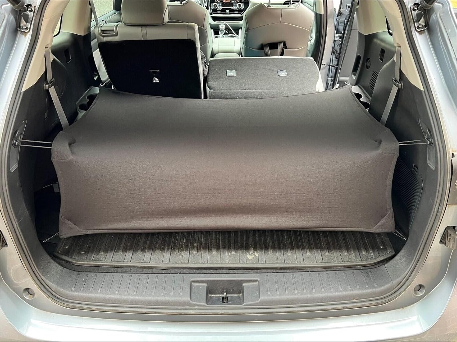Rear Trunk Security Cargo Area Shade Cover Black for Toyota Highlander 2014-2025