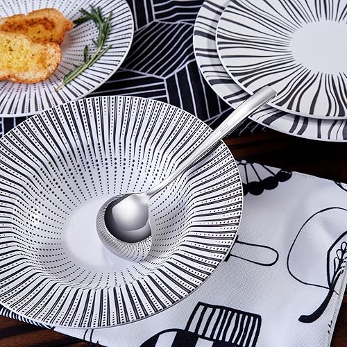 Miniatura 9 de KEAWELL Louis - Cucharón para salsa de 7.5 pulgadas, mini cucharón de acero inoxidable 1810, apto para lavavajillas (1)