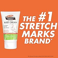 Vista 9 de Palmer's Crema de busto con fórmula de manteca de cacao para el cuidado de la piel durante el embarazo con vitamina E, 4.4 onzas (paquete de 3)