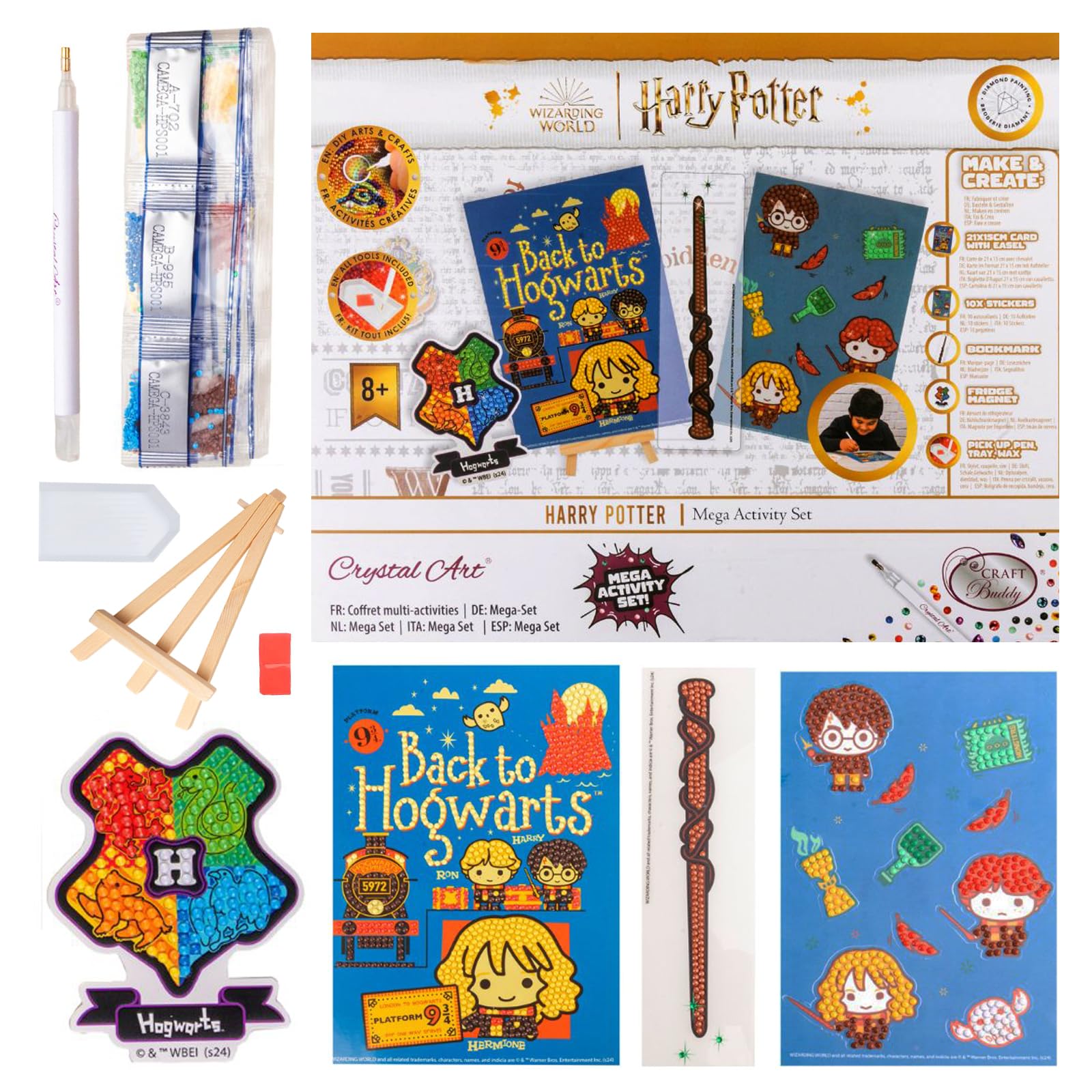 CRYSTAL ART Harry Potter Mega Activity Set