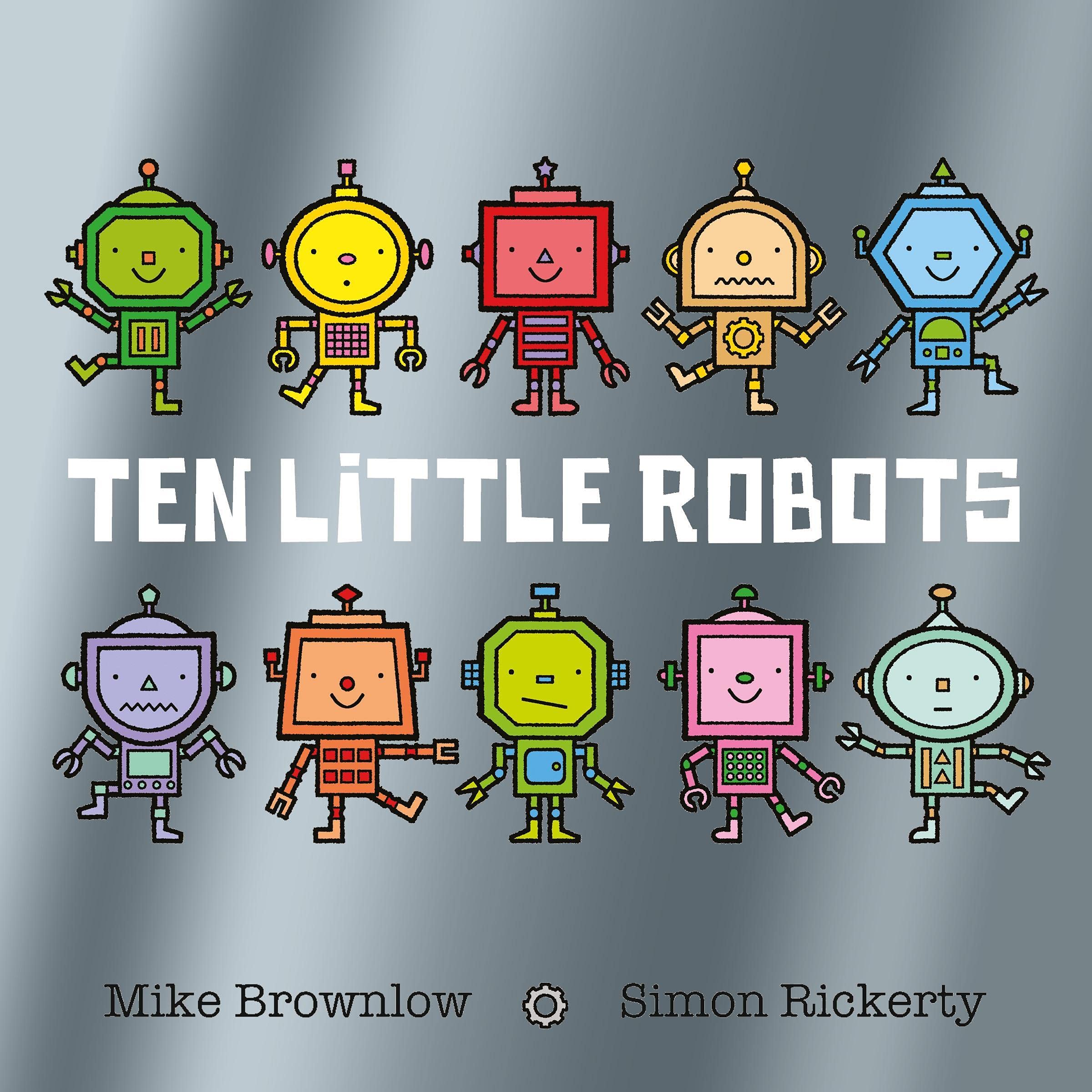 Cover art for Ten Little Robots