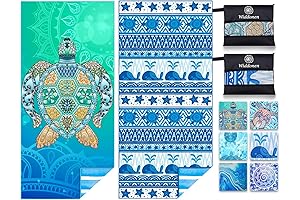 Tesalate Beach Towel 2-Pack: Sun-Soaked Bliss on the Sands