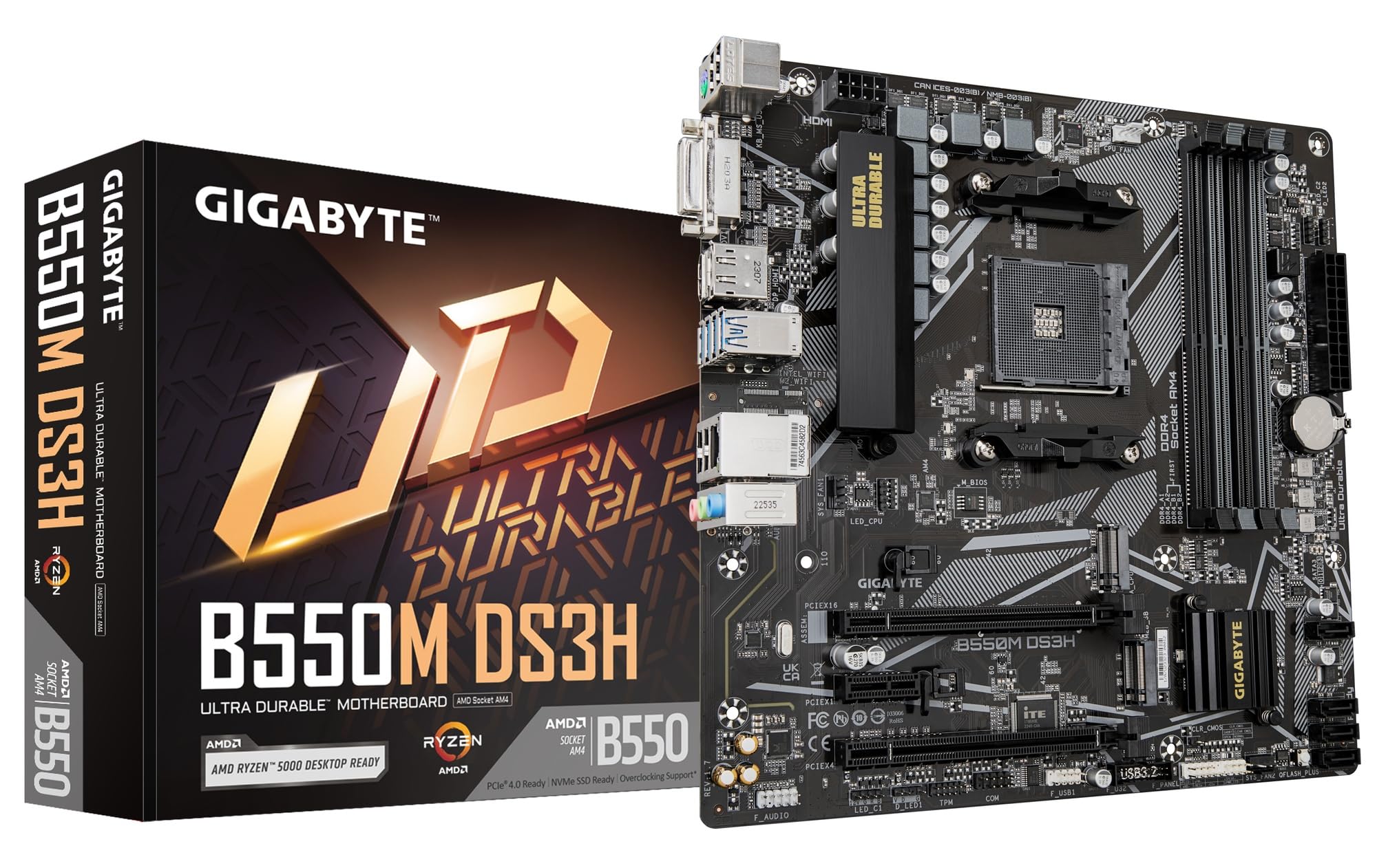 Amazon | GIGABYTE DDR4メモリ対応 AMD B550チップセット搭載 Micro 