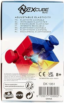 Nexcube 3x3 - Super Smooth 3x3 Speed Cube | Puzzle Cubes | Brain Teaser Puzzles for Adults and Kids | Ages 8+ (Pack of 2)