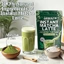 JAWAI MATCHA LATTE INSTANT PREMIX | 100 Grams | Japanese Matcha Green Tea Powder | UNSWEETENED, No Added Sugar | Antioxidant Rich, Keto & Vegan Friendly | Just Add Hot or Cold Water | 5 Sachets x 20G gallery image