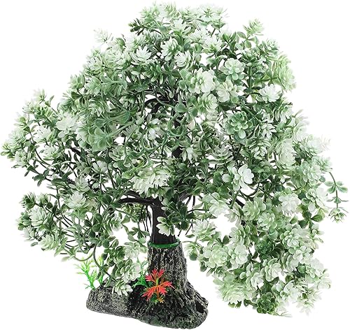 Plantas artificiales para pecera, paisajismo, decoración de tanque de árboles, plantas de reptiles, plantas artificiales de placa de sushi, plantas