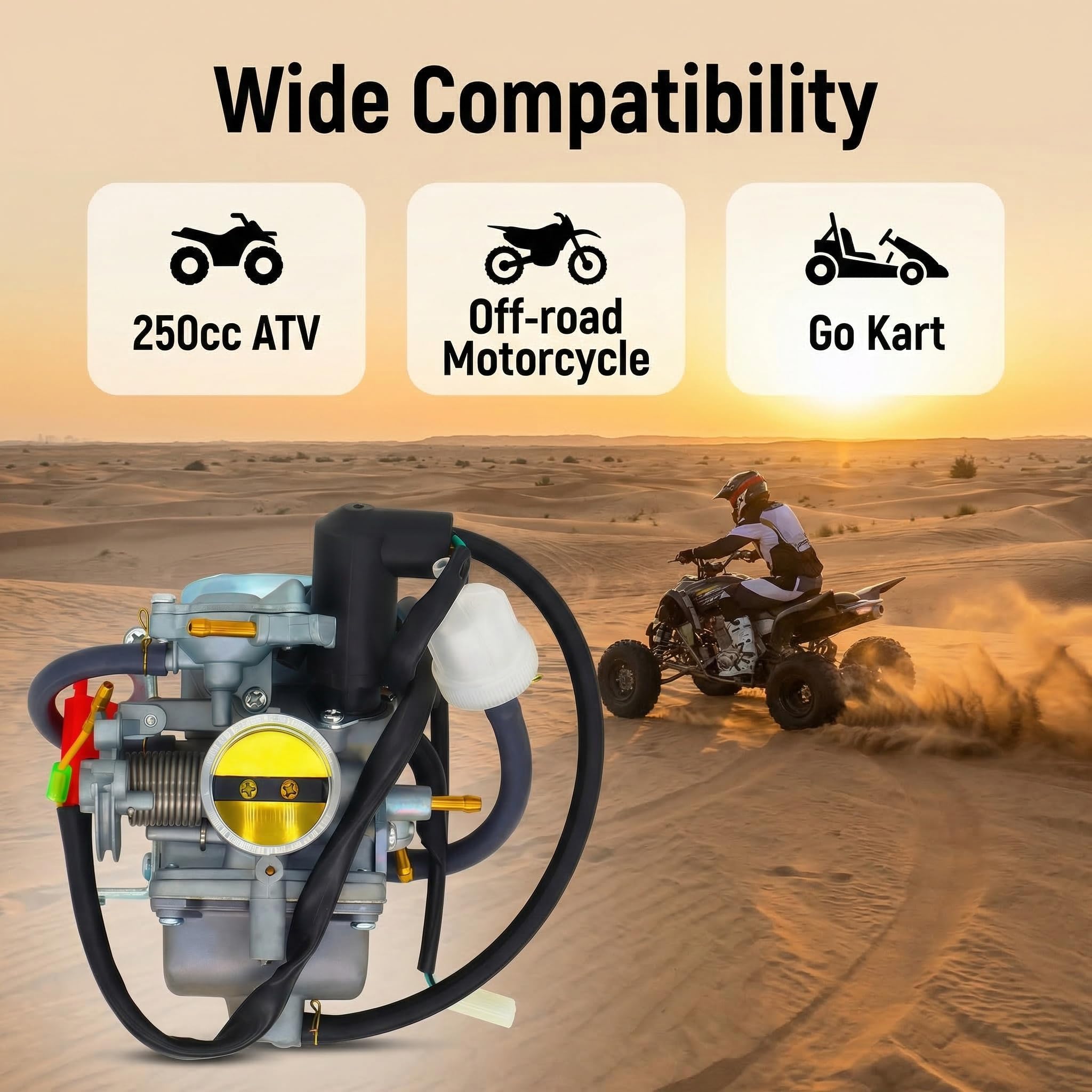 Neuer Vergaser 250cc für Honda Helix CN250 CF250 China Scooter Moped ATV Quad Go Kart 250cc Motor