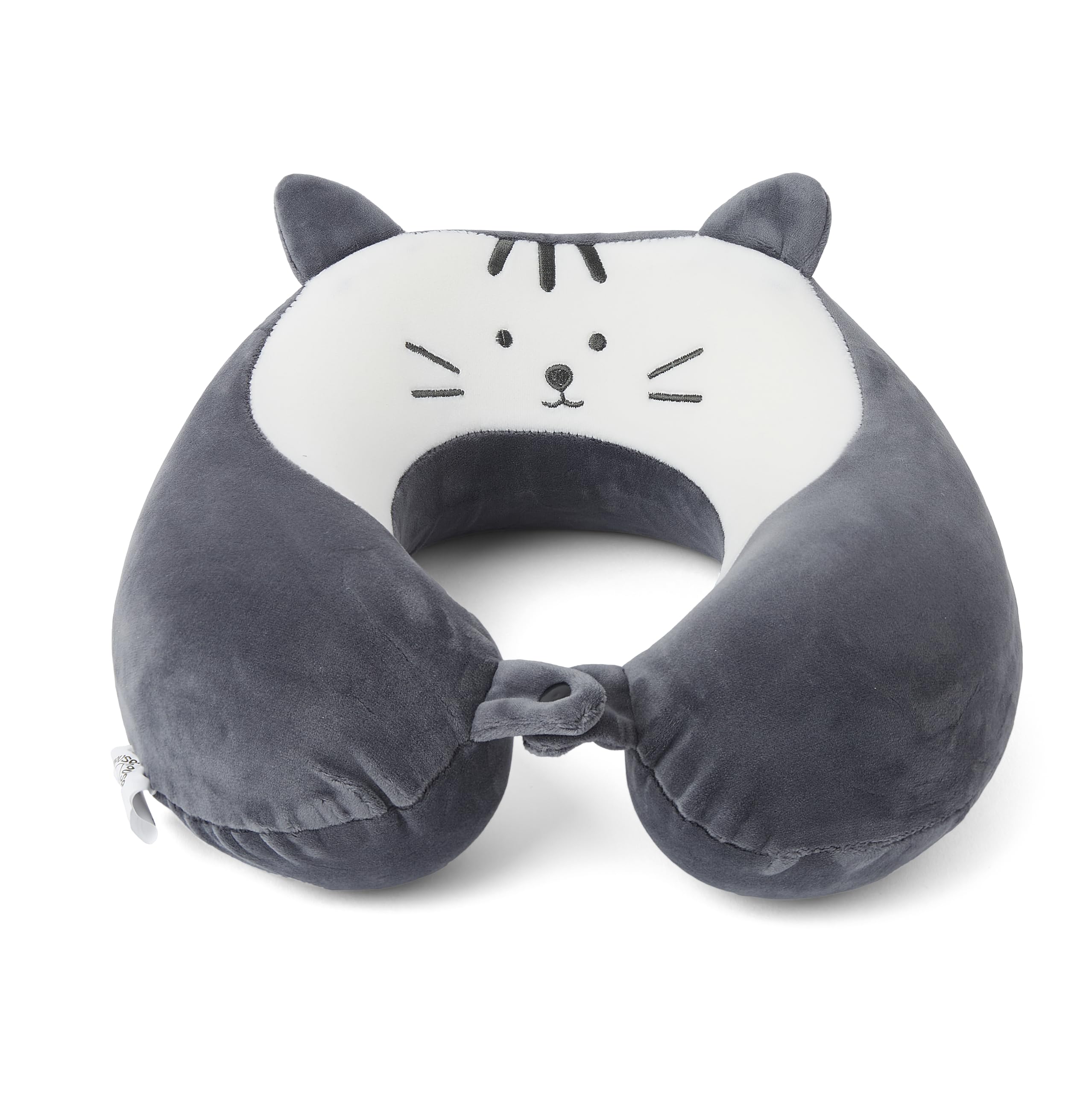 Mousehouse Gifts Cat - Fox-Themed Travel Pillow, Memory Foam Neck Pillow For Kids & Adults (Cat)
