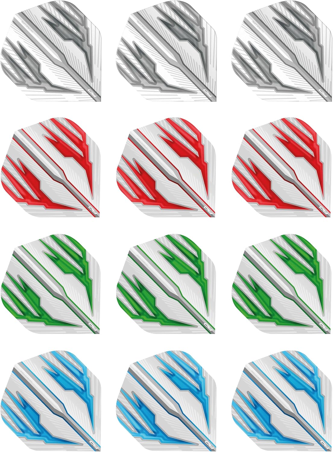 RED DRAGON Hardcore Selection Pack Extra Thick Standard Dart Flights