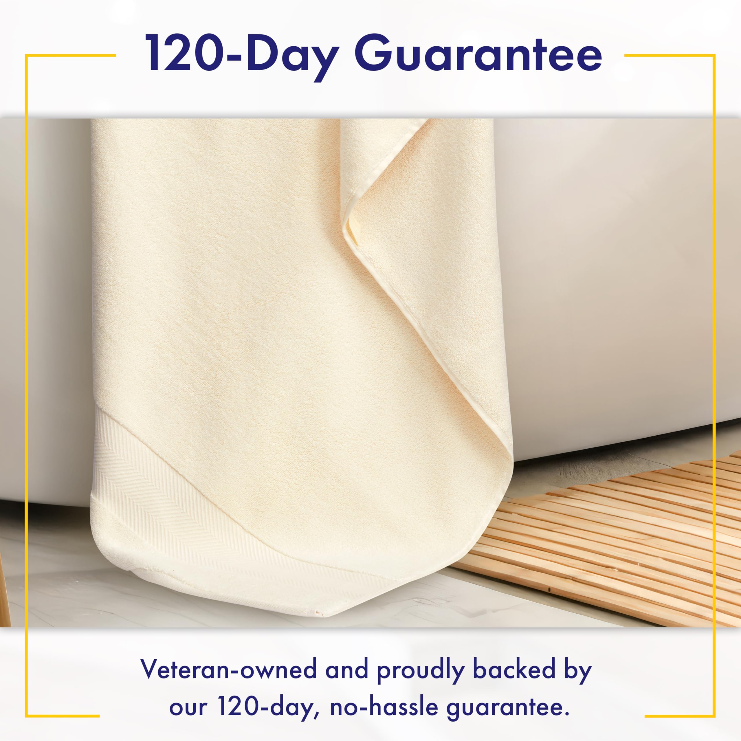 Alusa Home Toallas de baño ultrasuaves y afelpadas de Viscosa de bambú, Toallas de baño de Lujo de 700 g/m², Juego de 6 Piezas, súper absorbentes y de Secado rápido (papiro)