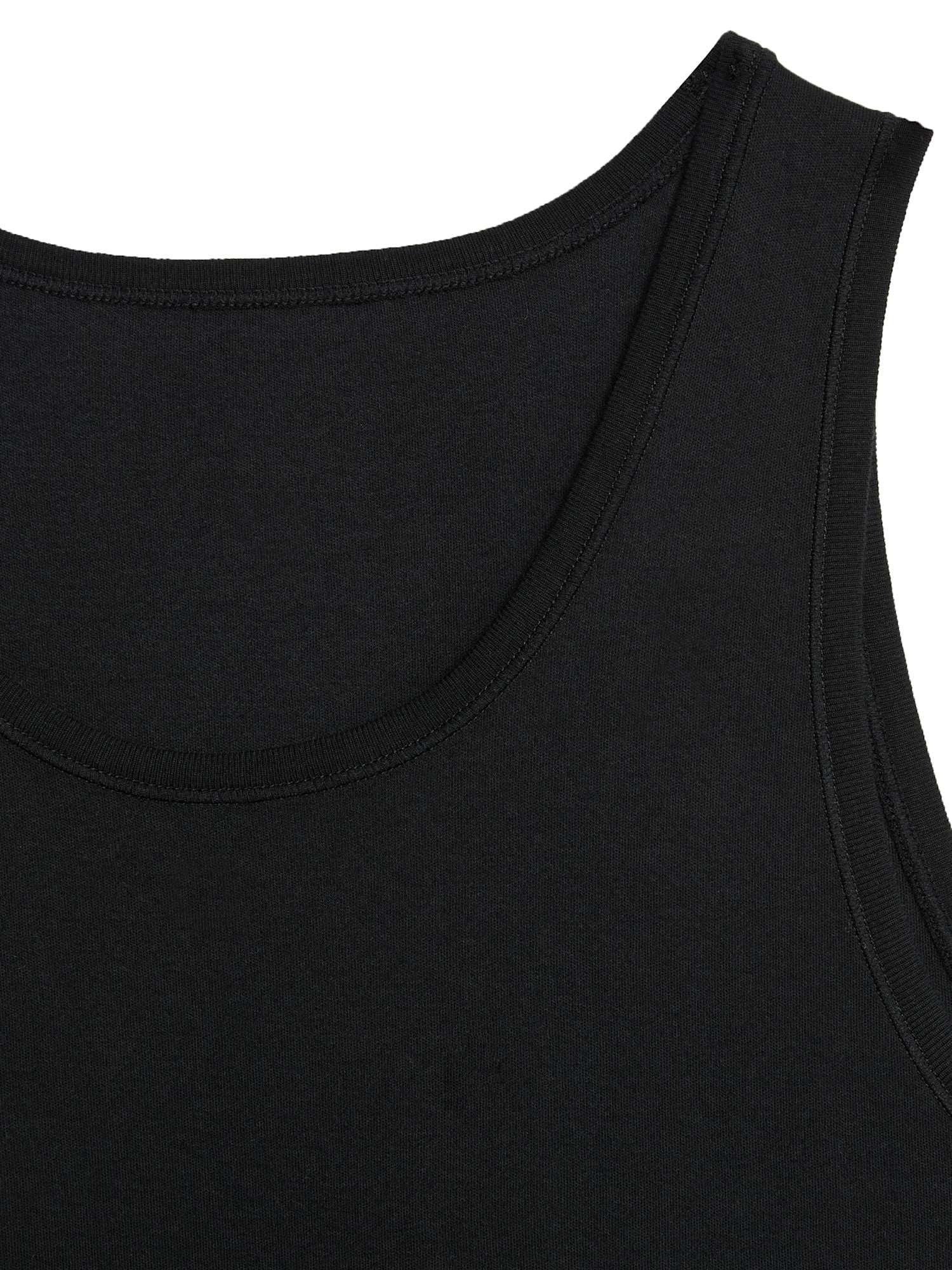 Marks & Spencer Camisetas de Tirantes de Algodón Puro para Hombre Pack de 3, Ajuste Normal, StayNew™