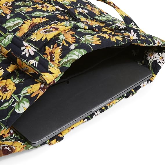 Vera Bradley Cotton Deluxe Vera Tote Bag