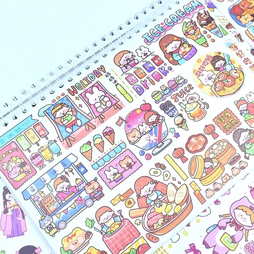 Miniatura 3 de Lindas calcomanías para álbumes de recortes, para libros, fiestas, manualidades, manualidades, para álbumes de recortes, suministros de diario,