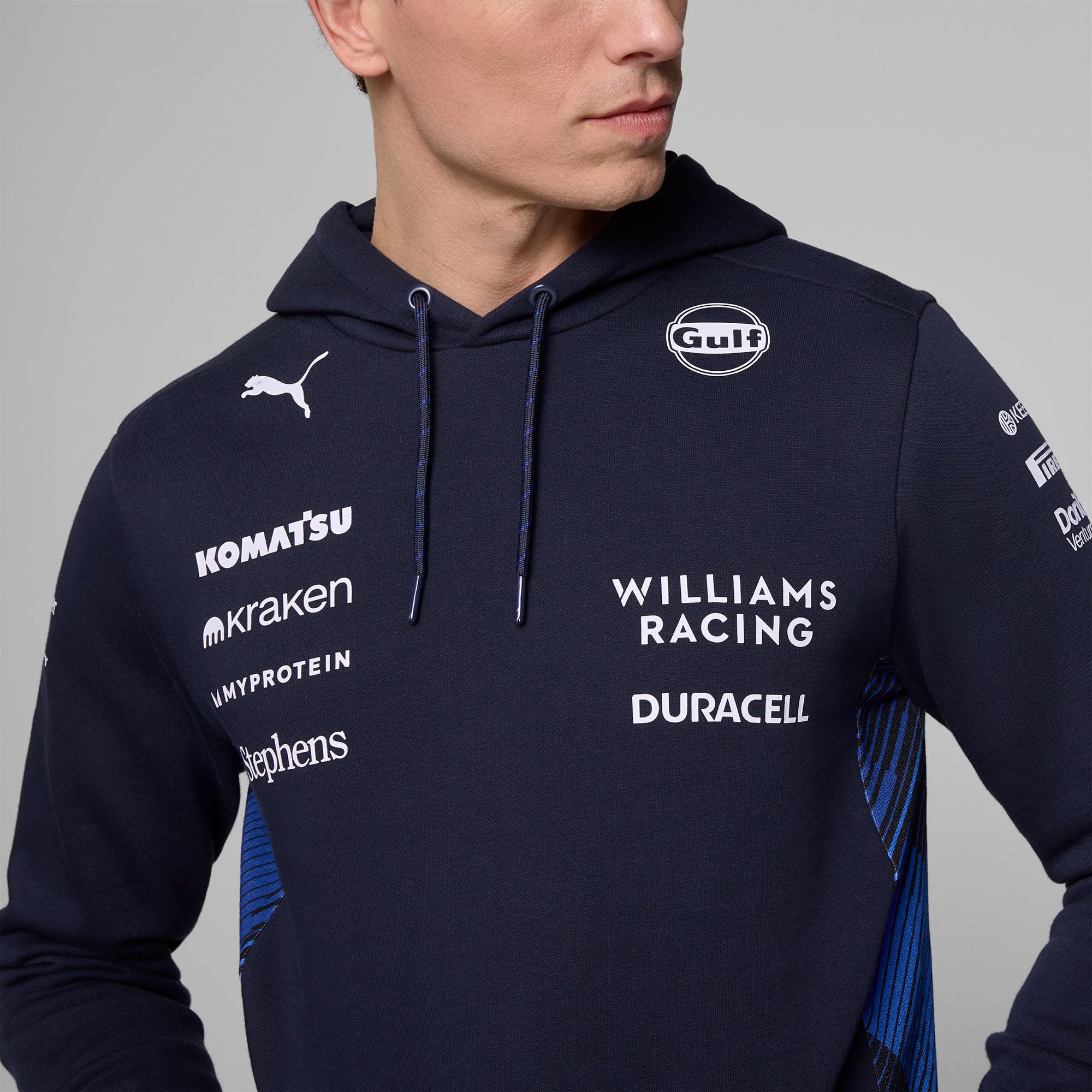 PUMA Williams Racing Formula 1 Sudadera del Equipo 2025 para Hombre - Azul Marino