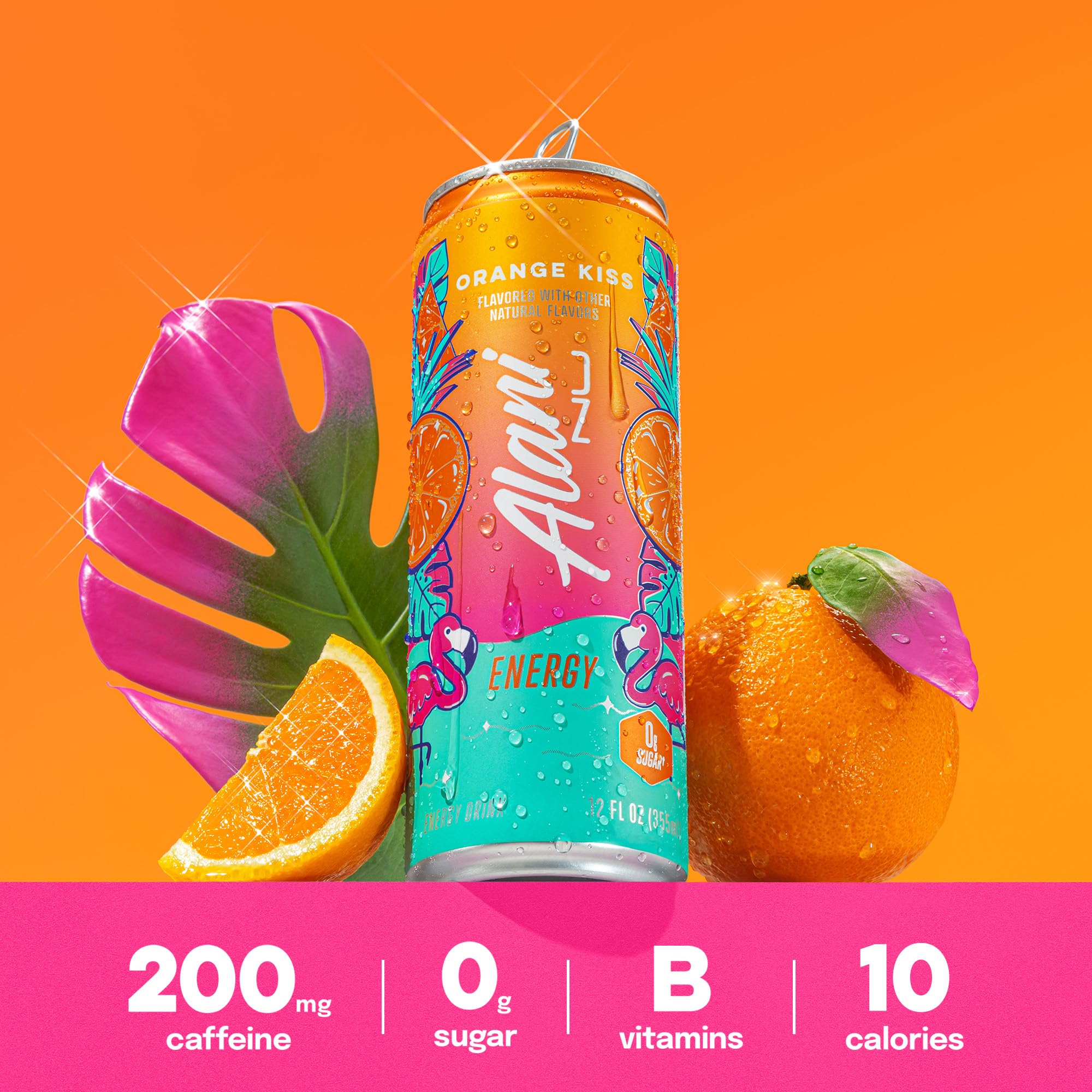 Amazon.com : Alani Nu ORANGE KISS, Sugar Free, Low Calorie Energy
