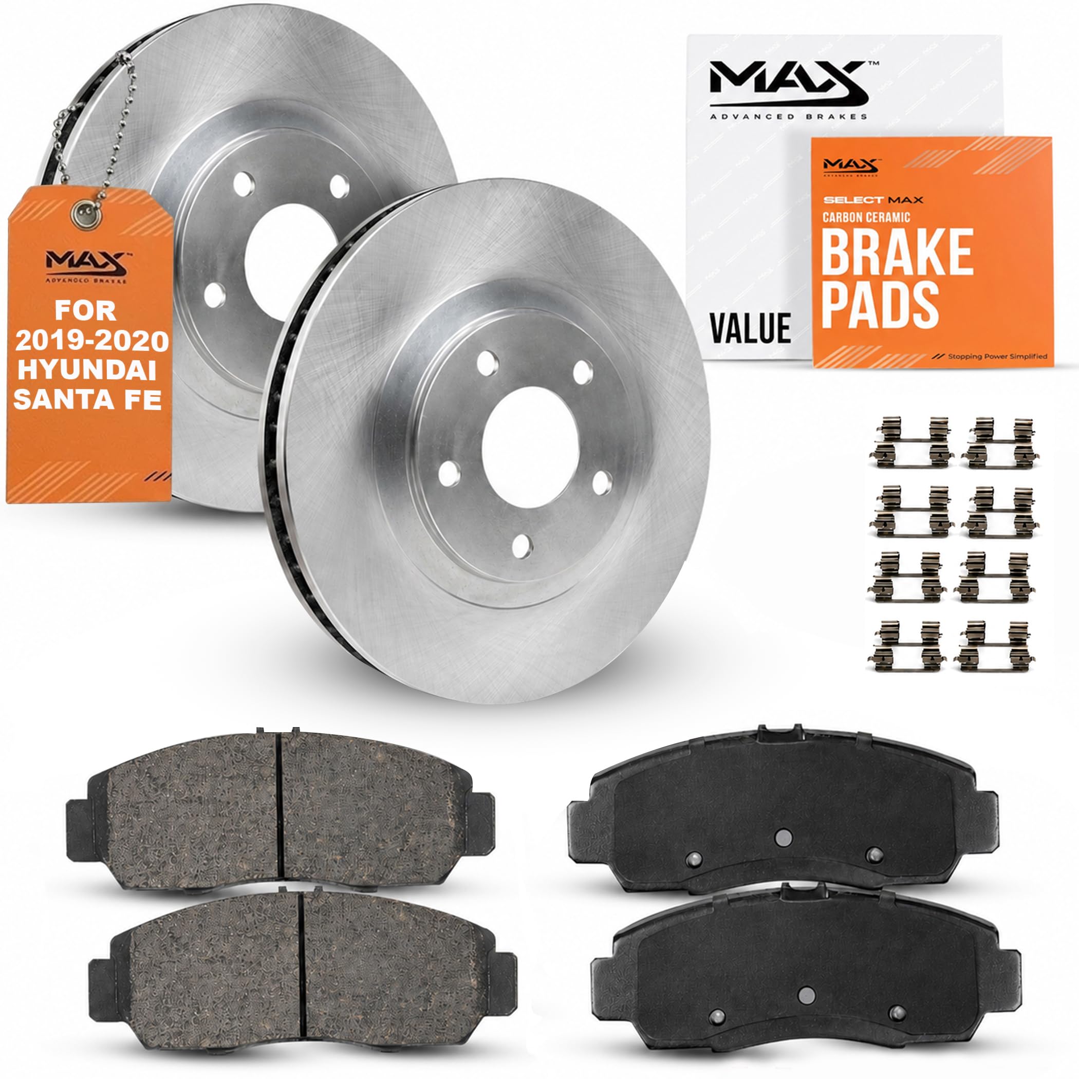 Max Advanced Brakes Front Brake Kit For Hyundai Santa Fe