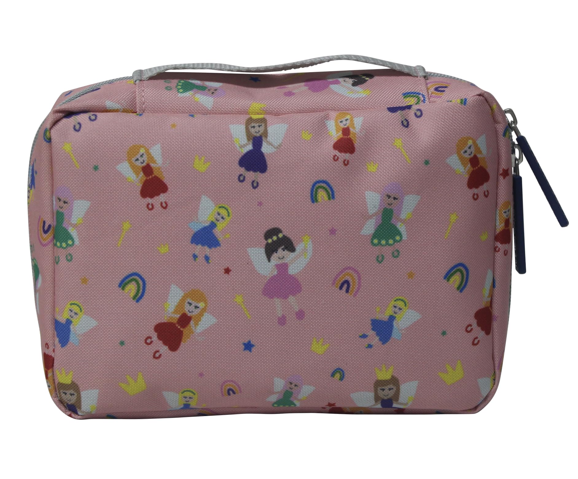 Sac de Lavage de Voyage pour Enfants Suspendu Organisateur Léger Extensible avec Compartiment zippé Poignée Crochet Fées