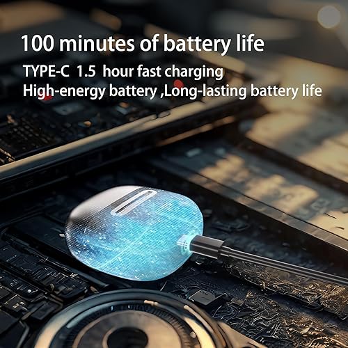 Miniatura 7 de Afeitadoras eléctricas de aluminio para hombres, maquinilla de afeitar eléctrica portátil con cuchillas flotantes 3D, bloqueo de viaje y carga