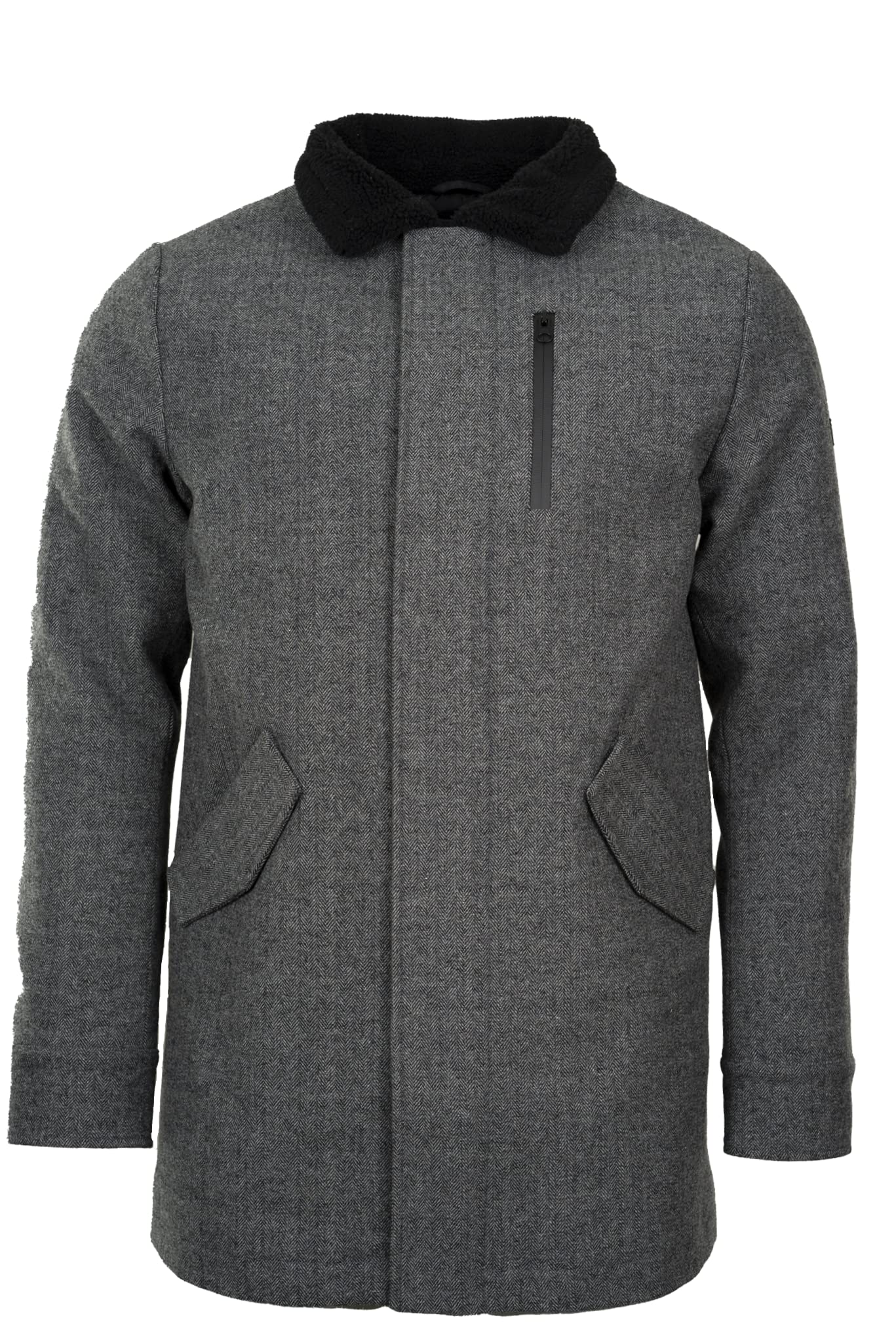 Indicode Herren Mantel Wollmantel Woll Winter Mantel Parka Winterparka Edel Business
