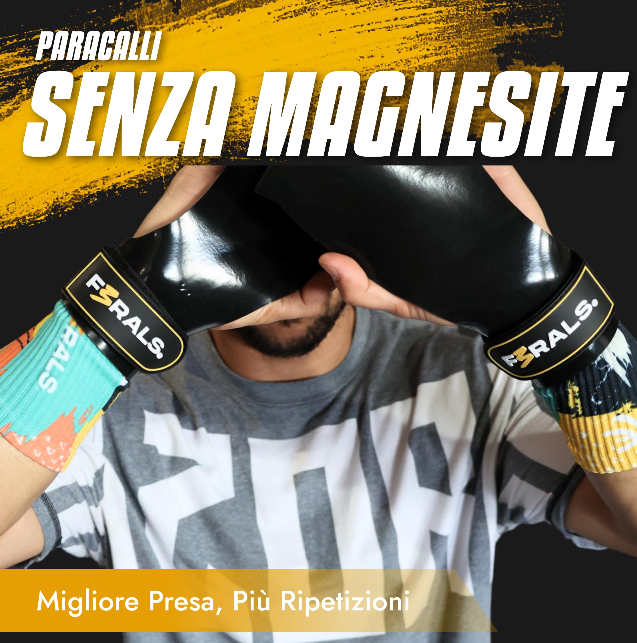 Paracalli Palestra Cross Training | Grip 2.3mm Senza Magnesio - Guanti Fitness Protezione Mani Unisex