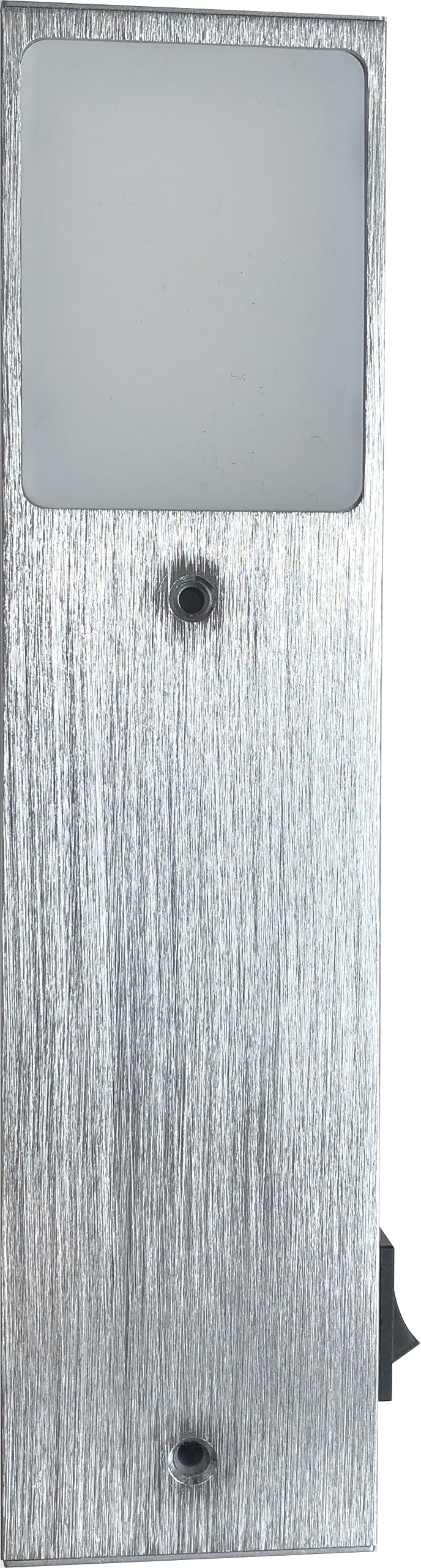 ACCE Corps en aluminium Éclairage LED sous meuble de cuisine Blanc chaud ou blanc neutre Lot de 4 spots avec interrupteur