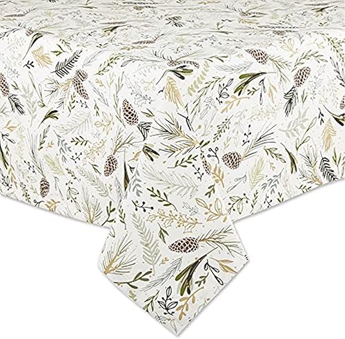 DII Decoración de mesa para fiesta de Halloween, tela de algodón reutilizable y lavable a máquina, camino de mesa reversible, 14 x 70 pulgadas,