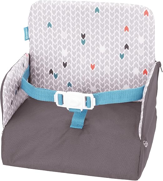Badabulle Rehausseur de Chaise et Voyage Yummy Travel Pliable avec Rangement