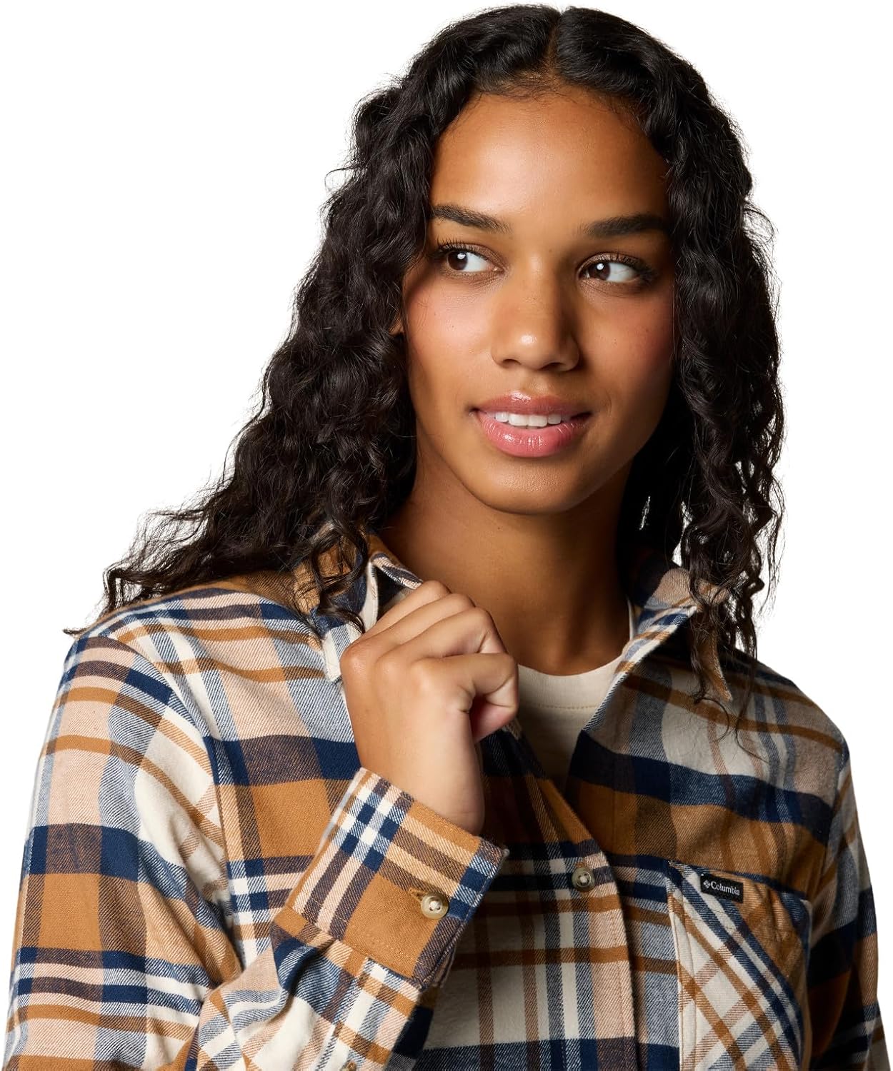 Columbia Women's Calico Basin Flannel Long Sleeve Shirt - Image 5