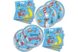 Synergizing Fun and Nostalgic Memories: Dr. Seuss Party Tableware Extravaganza