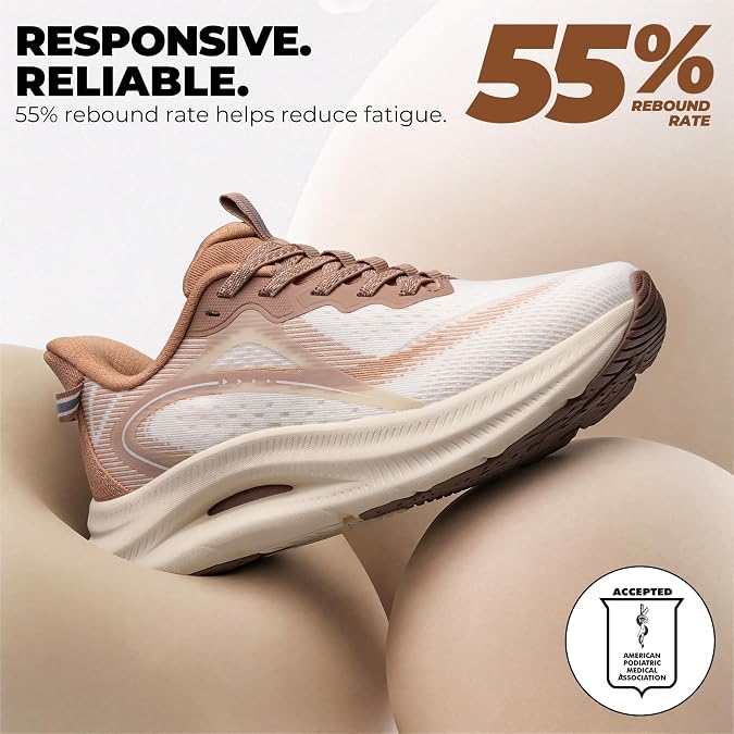 ALLSWIFIT Women's Slip On Stability Walking Fashion Sneaker
