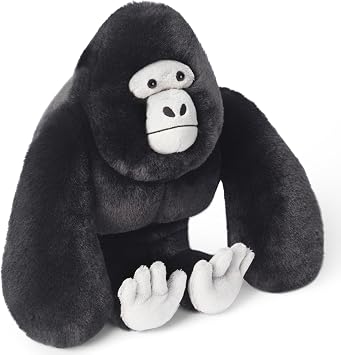 IKASA Gorilla Stuffed Animals Plush Toys,14" Cute Plushie Soft Cuddly Toy, Gifts for Family Kids Girls Boys