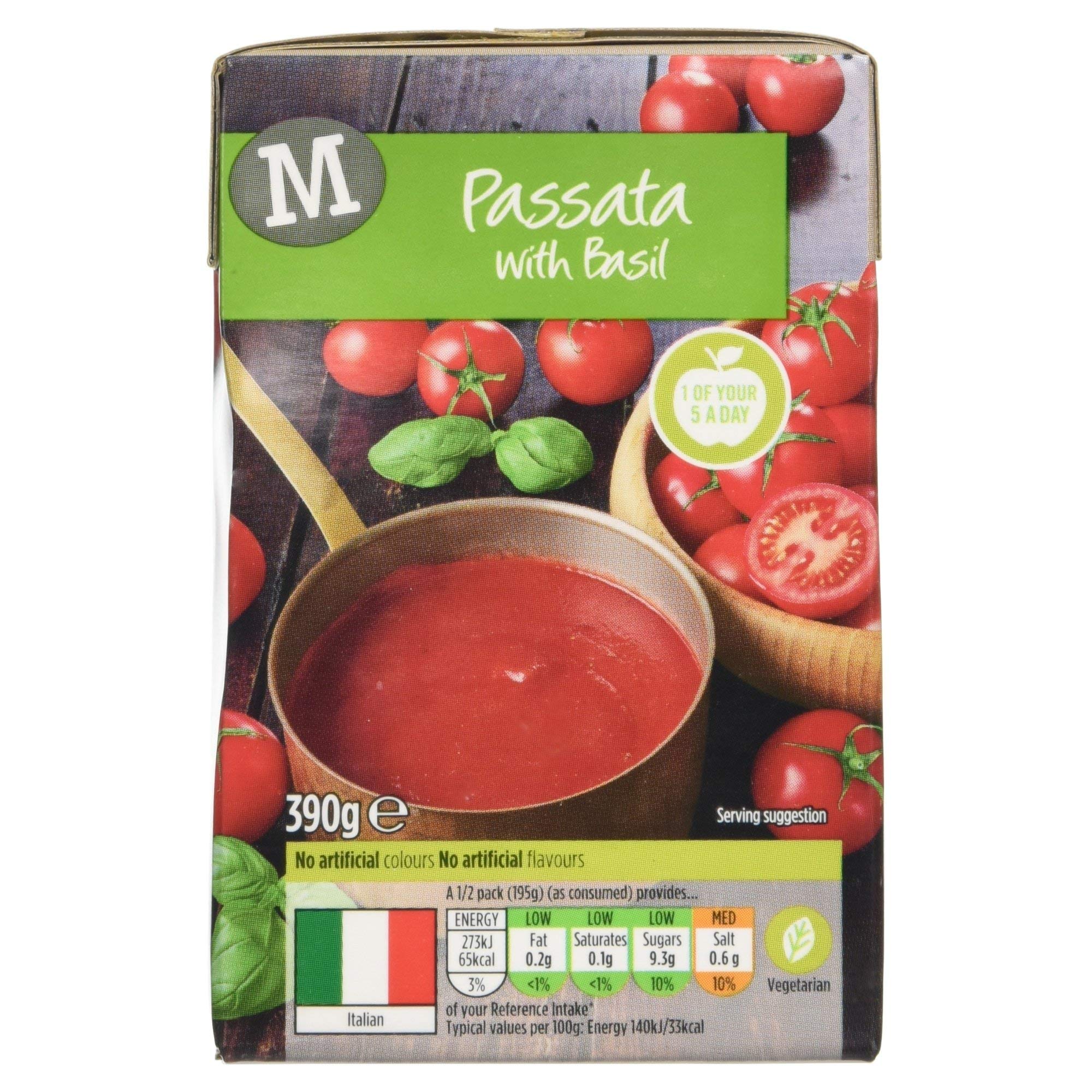 Morrisons Passata with Basil 390g