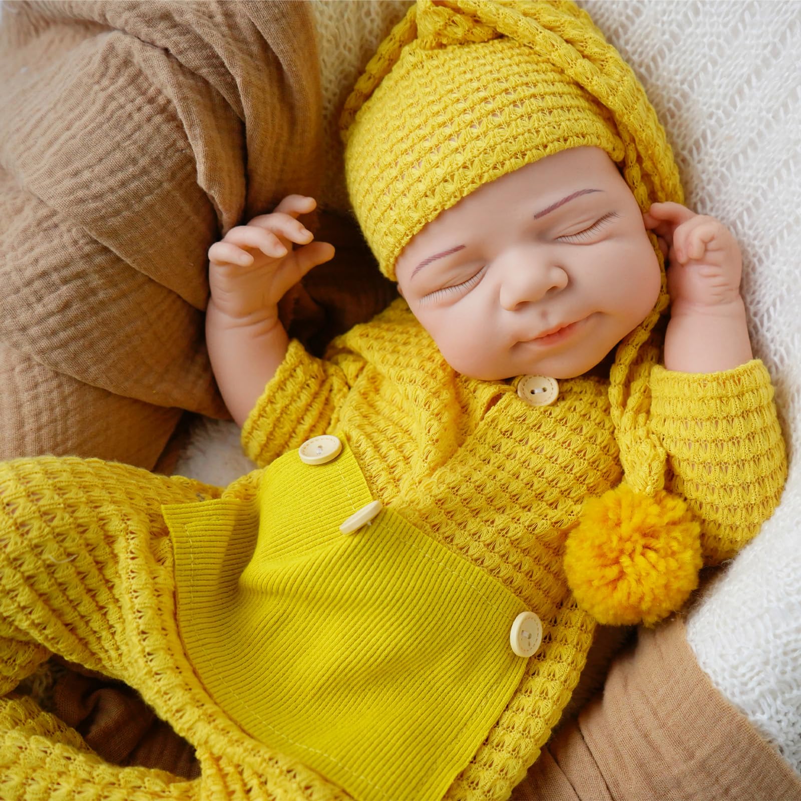 Silikonowa lalka Reborn Baby Doll do spania