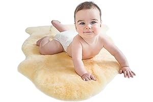 100% Natural Australian Merino Wool Lambskin Baby Carpet