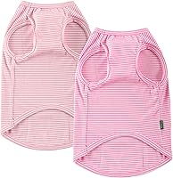 Vista 23 de Camisas ligeras para perros, ropa de algodón fresca para chihuahuas para perritos pequeños extra, ropa transpirable para el sol para perritos Blanco