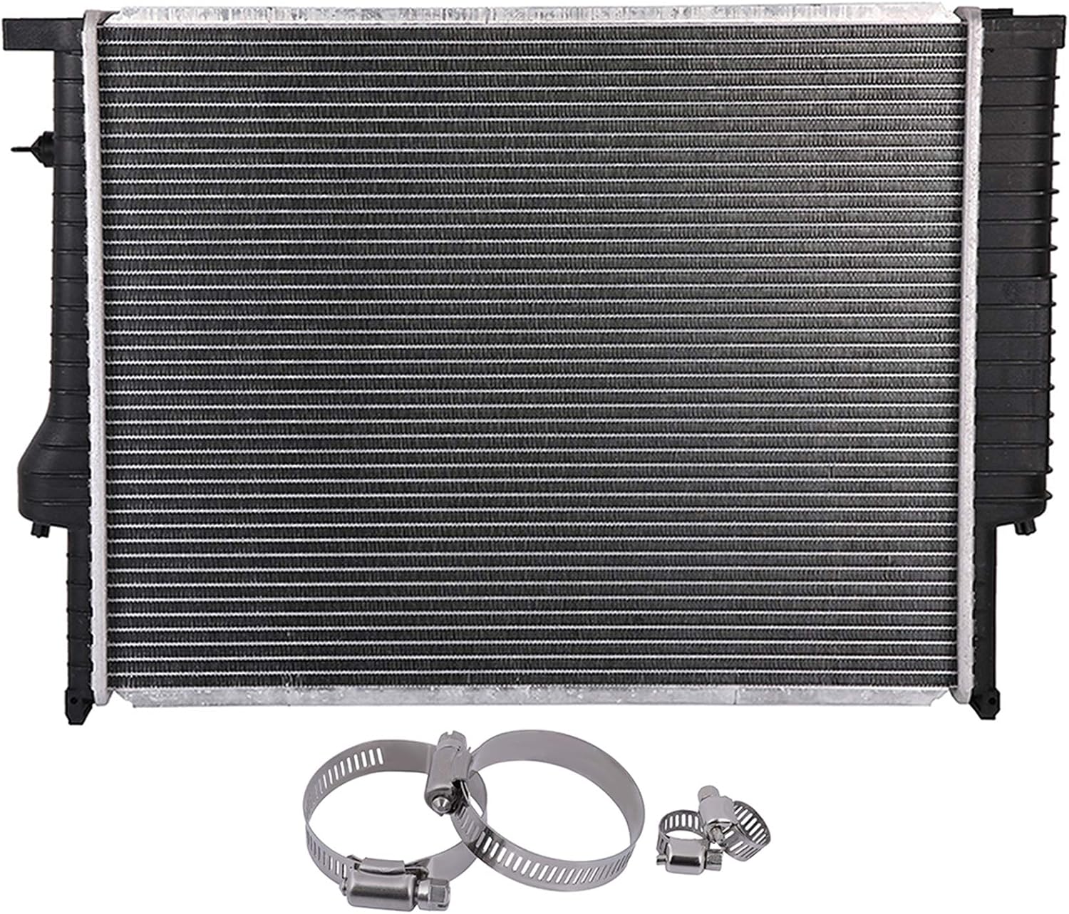 SCITOO for 1996 1997 1998 1999 for Subaru Legacy Wagon 2.5L Auto Radiator and 8-10mm and 27-51mm Oil Hose Clamps
