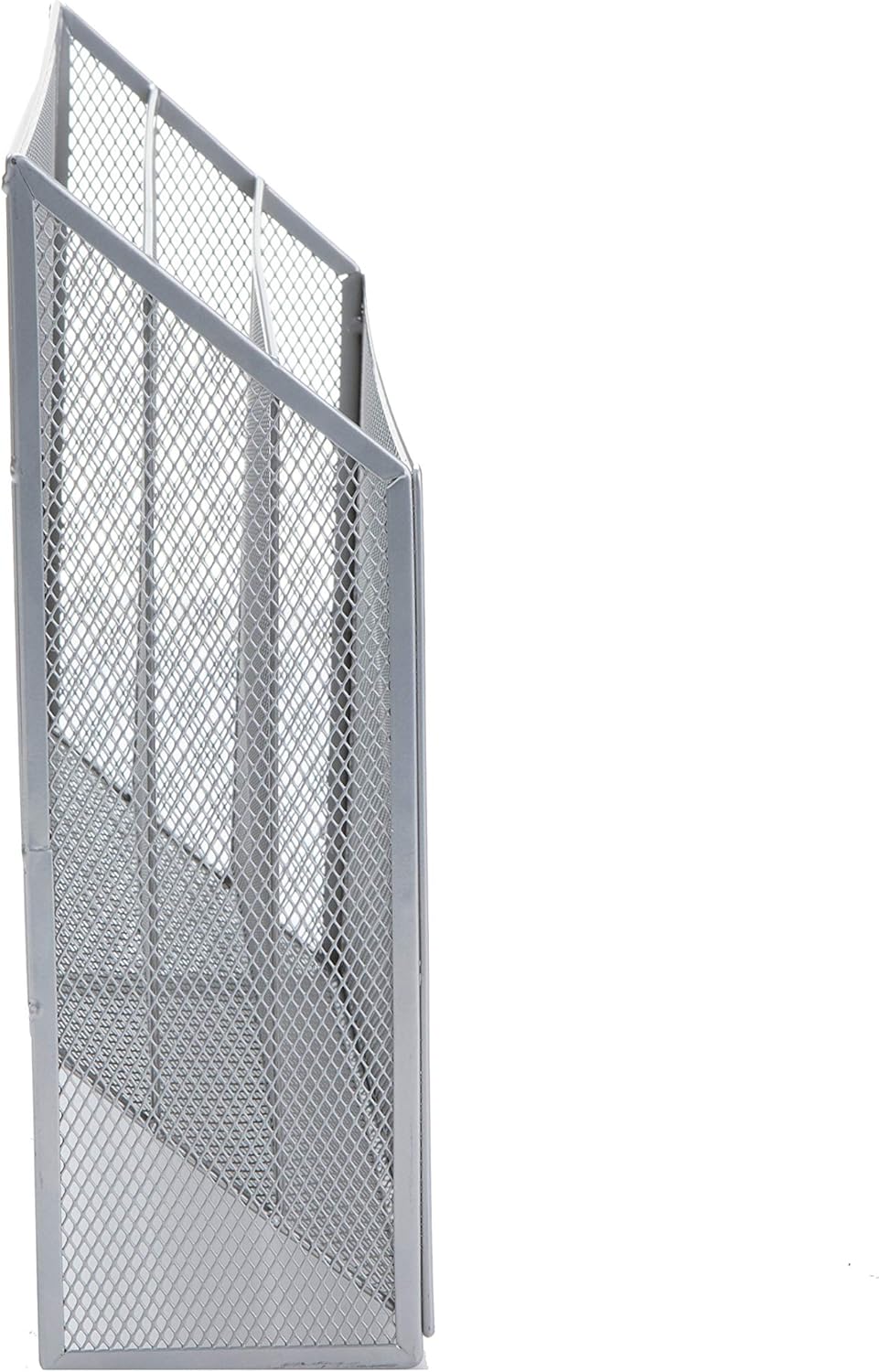 Mind Reader WAFIST3-SIL Mesh File Holder 3 Tier Vertical Mount/Hanging Office Wall Folder Organization, Silver : Home & Kitchen