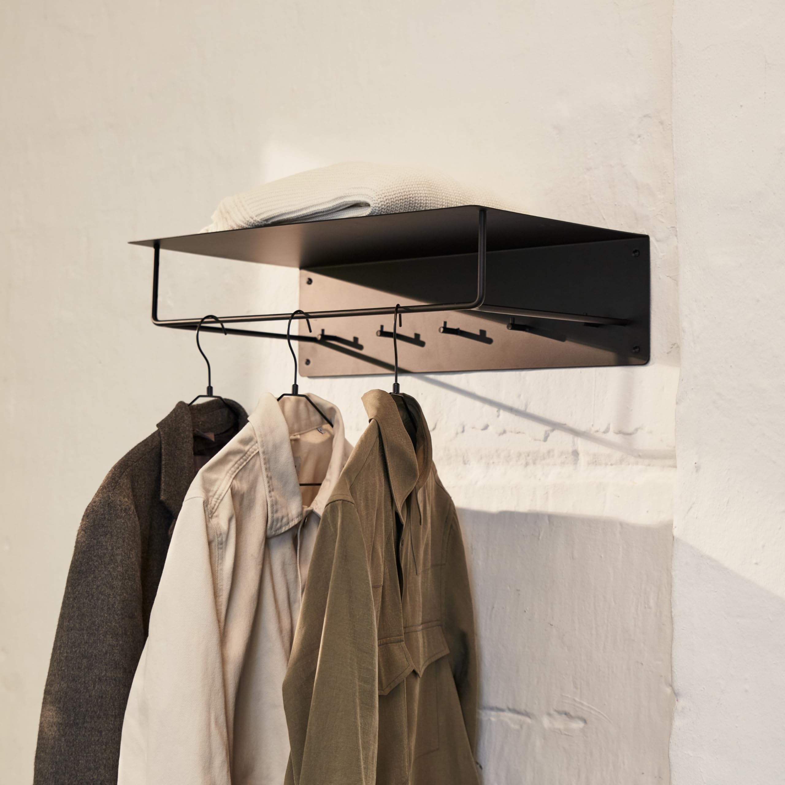 Natural Goods Berlin 1x GARD SHEET, Perchero De Pared, Barra De