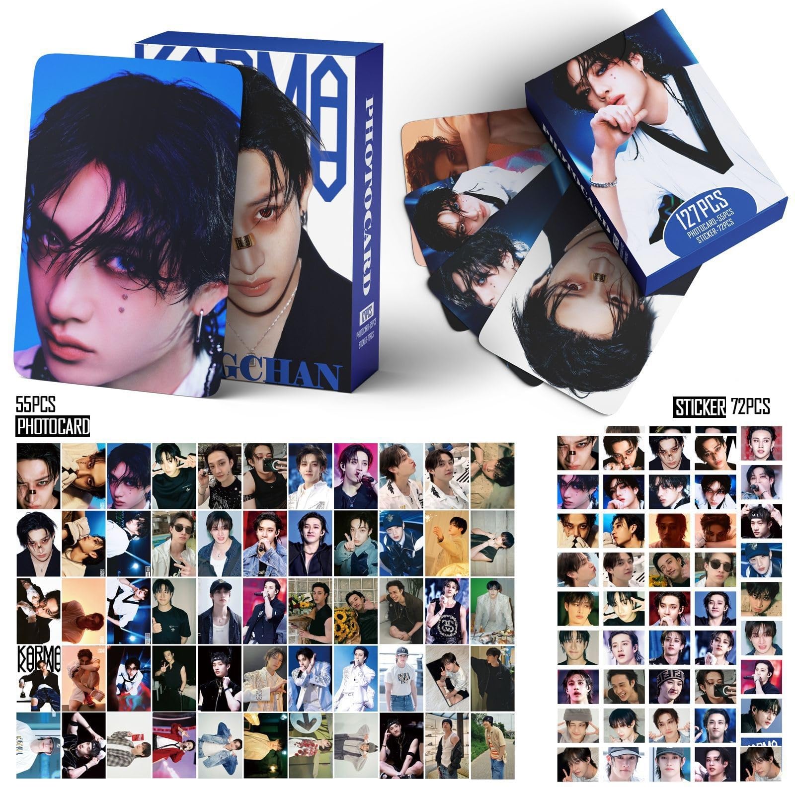 Stray-Kids Karma Album Photocards Set,127PCS Stray-Kids Karma