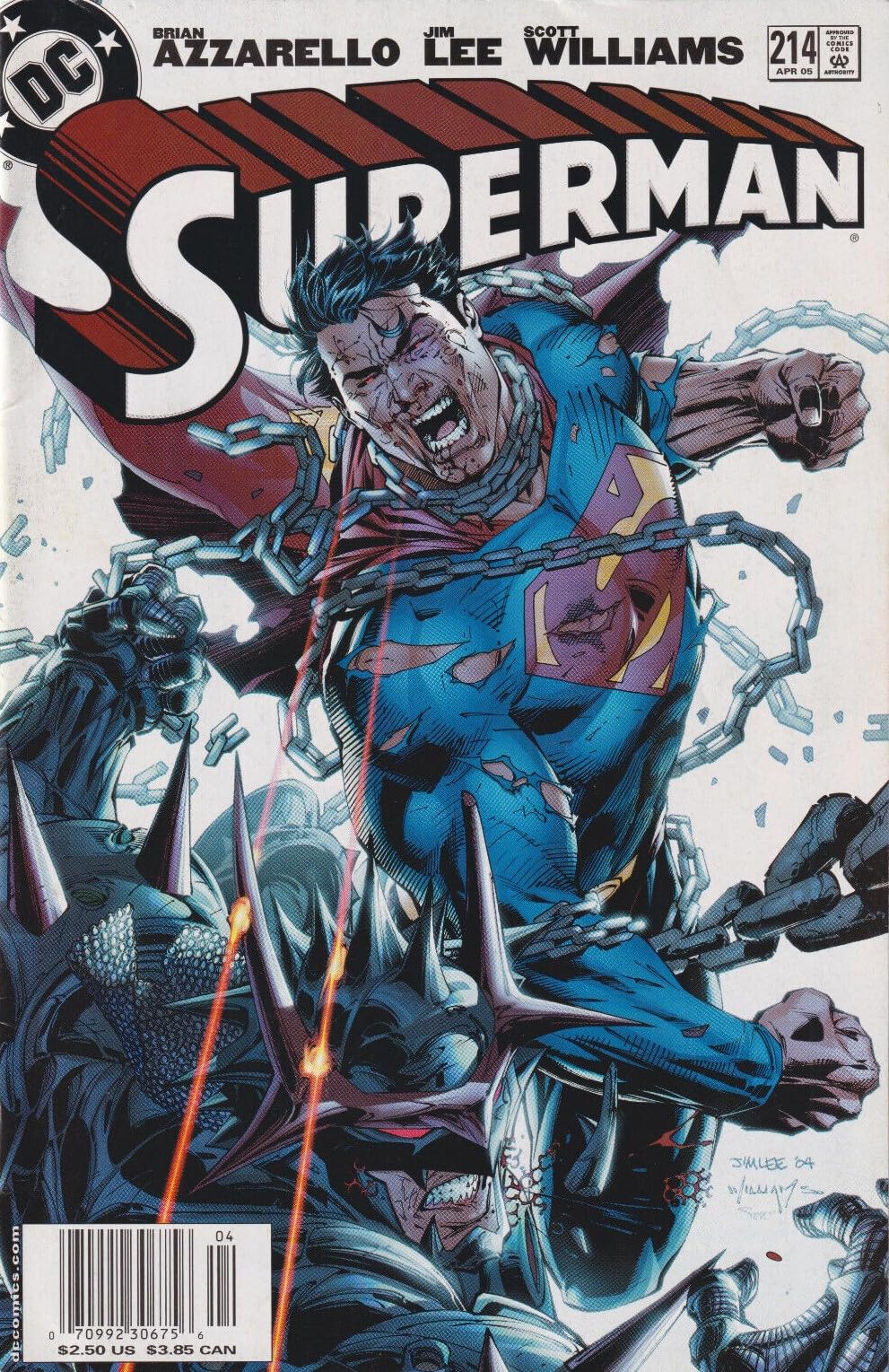 Amazon.com: Superman (2nd Series) #214 (Newsstand) FN ; DC