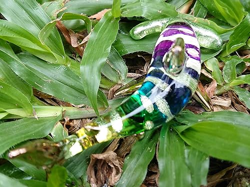 Miniatura 3 de Figuras en miniatura de tiburón martillo animales marinos pintados a mano arte de vidrio soplado adorno dorado regalo coleccionable decorar