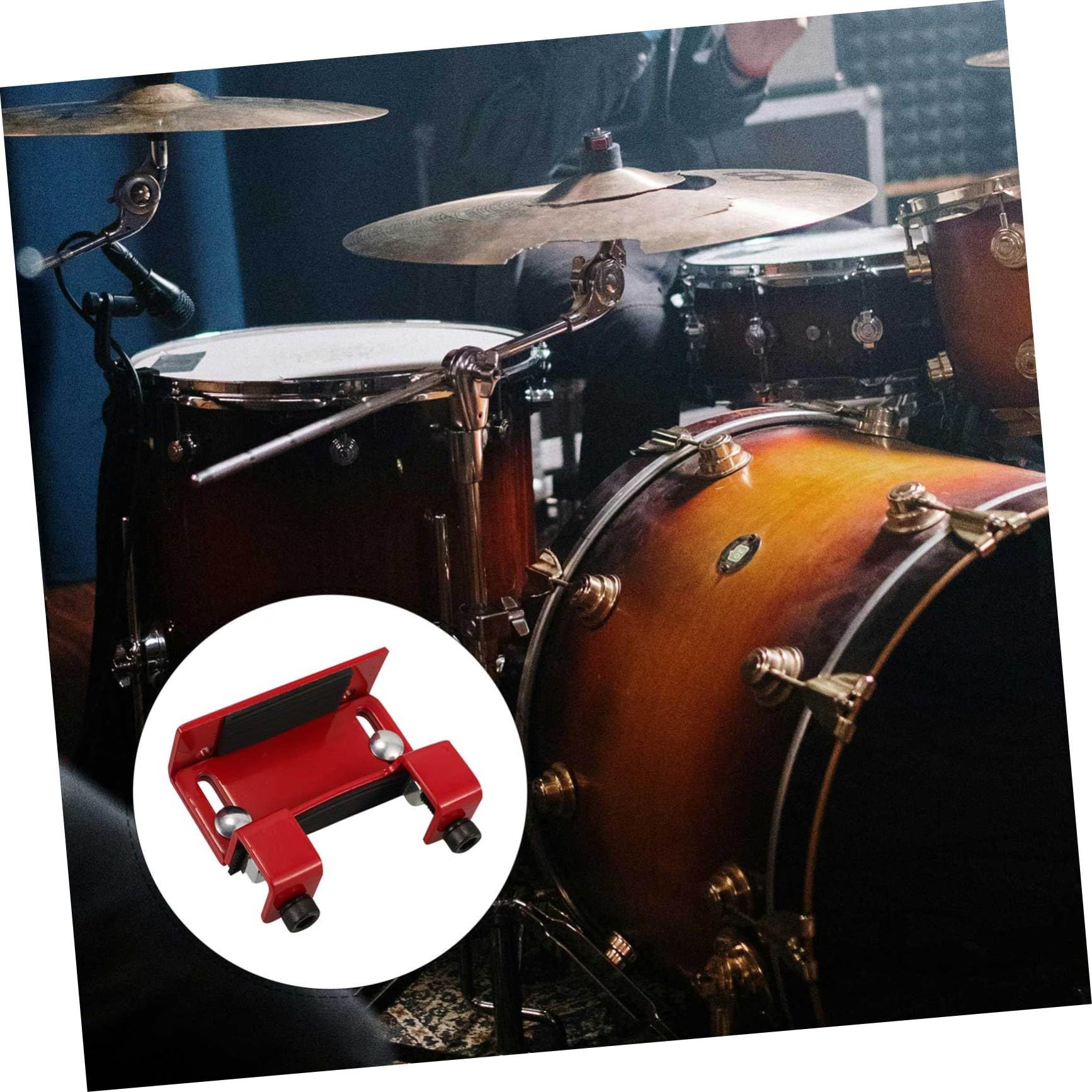 SUPVOX Piattaforma Sollevatore per Grancassa Metallo Accessorio Professionale per Kit Batteria Facile da Installare e Resistente per Appassionati Percussioni