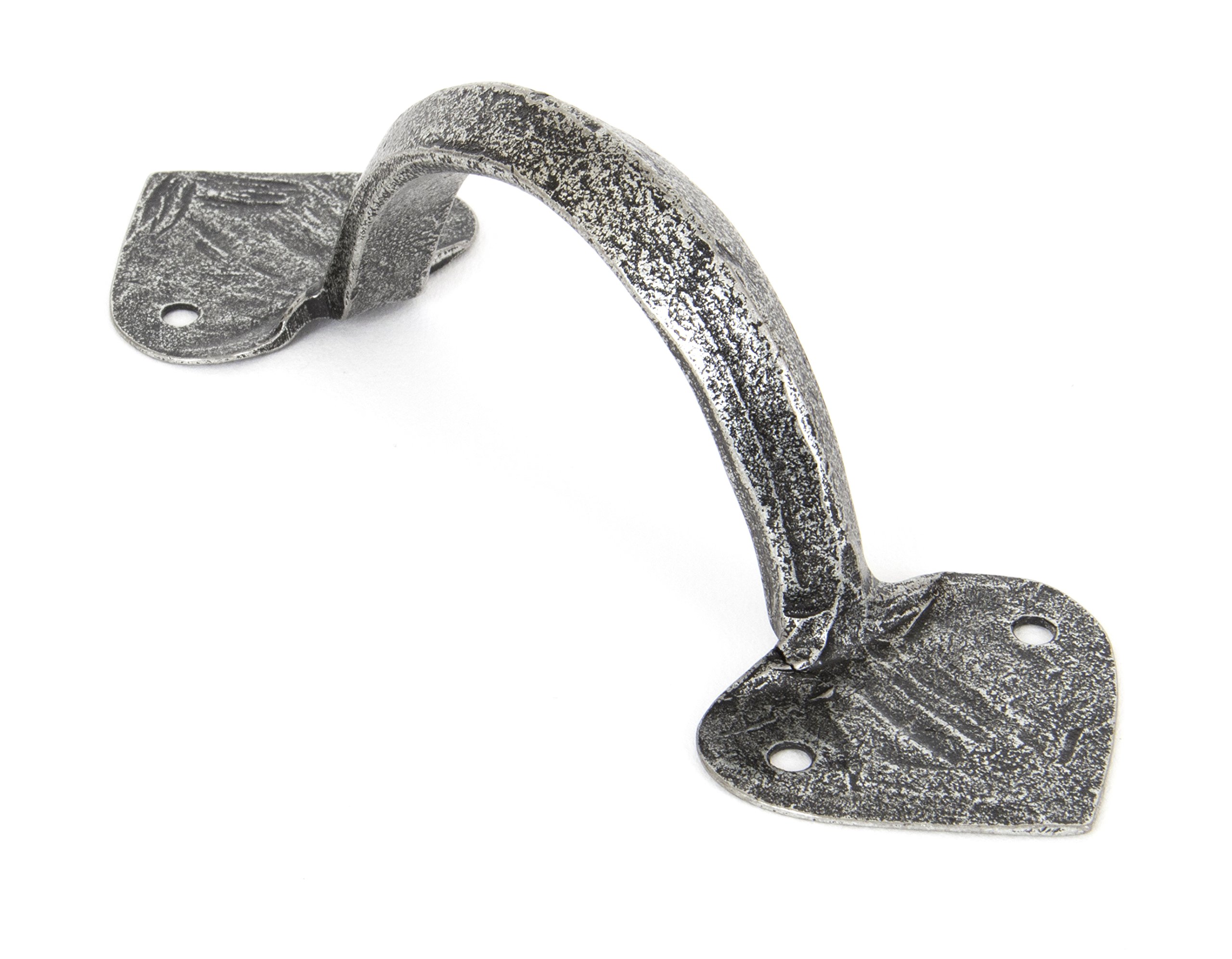 From The Anvil Pewter Patina Handmade Gothic D Handle 6"