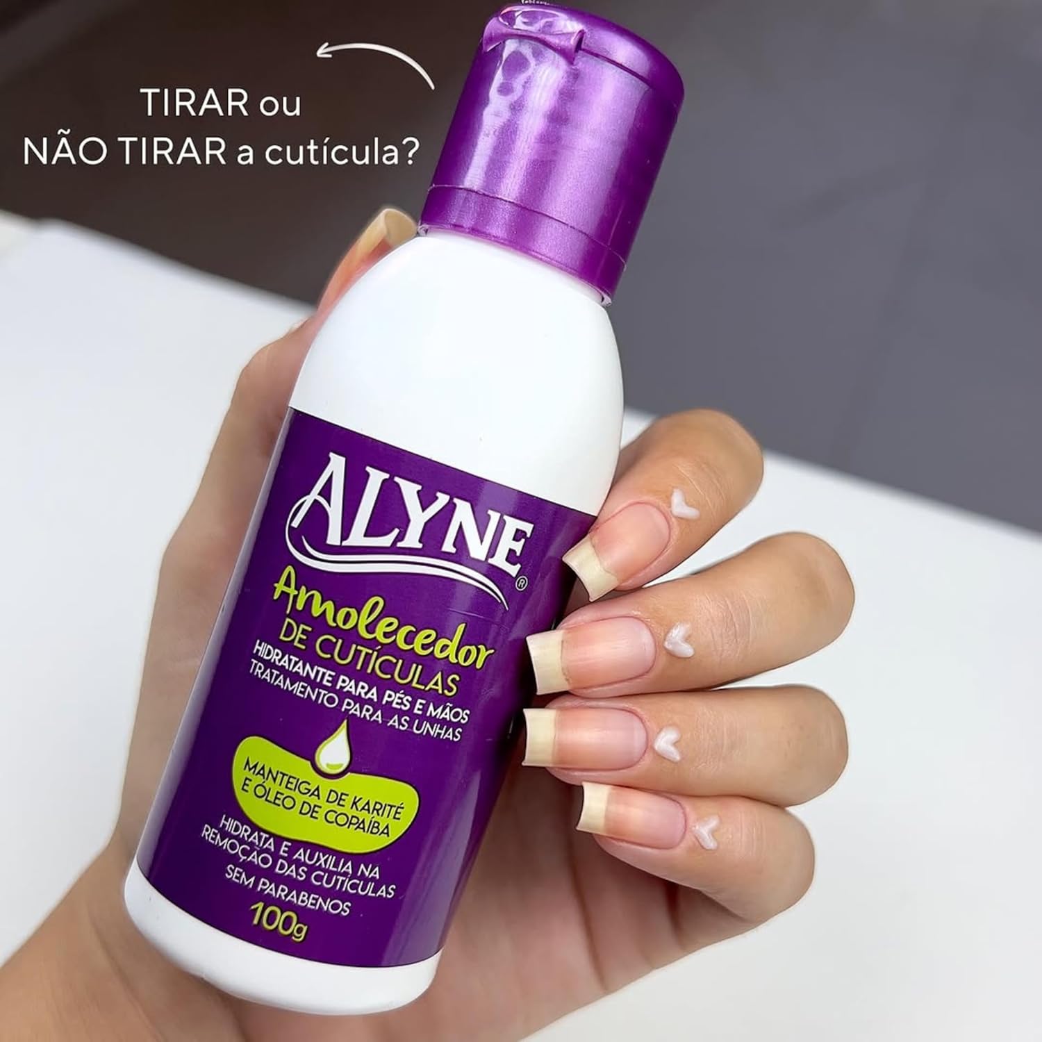 Alyne, Amolecedor de Cuticulas, 100 ml, Roxo