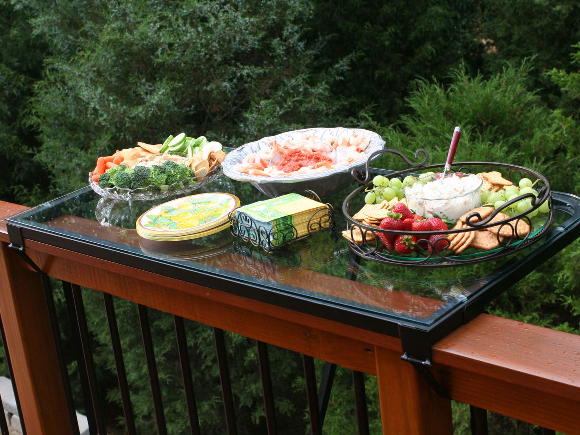 Buy DeckMATE Outdoor Heavy Duty, Foldable & Adjustable Hanging Balcony