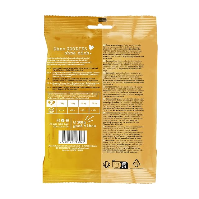 Foto 3 de 7 de Chewies Golosinas para Perros de Aves de Corral Maxi Tobillera - 200 g