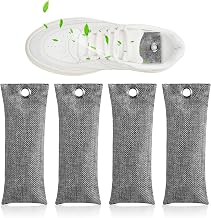 Activated Carbon Deodorant for Shoes, Deodorant for Footwear, Odor and Sweat Deodorant for Foot Odor Caused by Sweat, Odor Elimination (4 Packs)