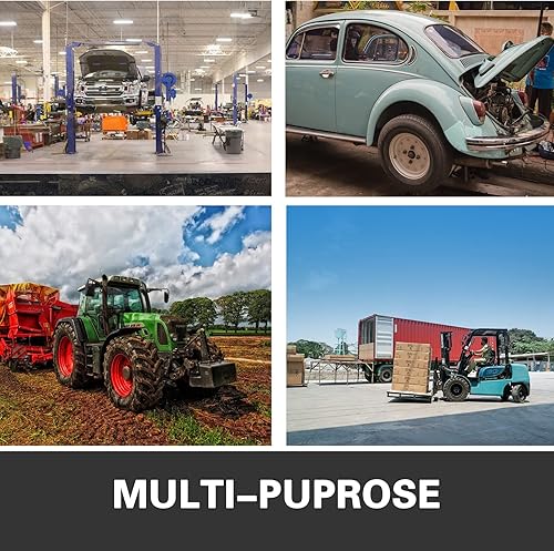 Miniatura 7 de Kit de alimentación Porta de 12 toneladas, gato hidráulico para automóvil con funda de transporte y manguera de aceite, herramientas eléctricas de