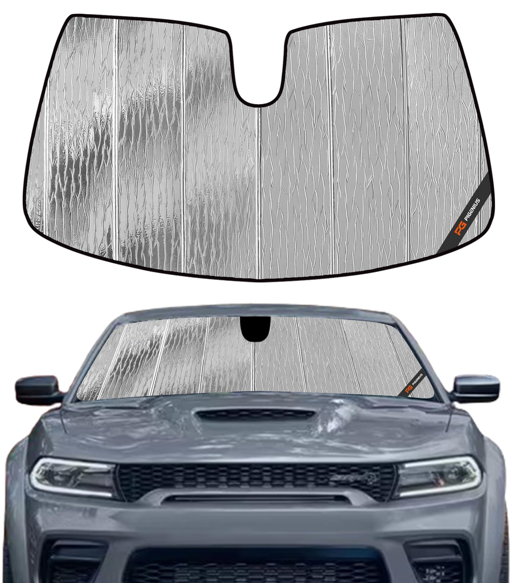 Amazon.com: Pigenius Windshield Sunshade for Dodge Charger 2011