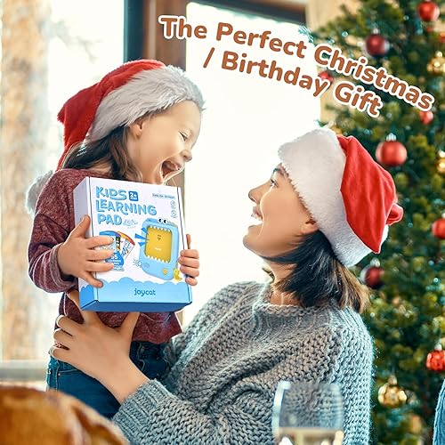 Miniatura 9 de JoyCat Tableta de aprendizaje bilingüe para niños, 106 páginas con 20 juegos interactivos, juguete Montessori para alfabeto, palabras, matemáticas